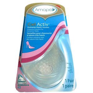 Amopé Gel Activ High Heel Insoles 1 pair Fits Size 5-10 Women